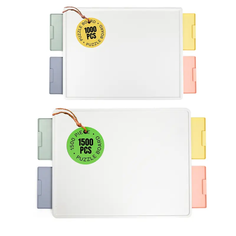 Product Introduction of Playboda 1000-1500 Pieces Rotating Plastic Puzzle Board with Drawers and Cover, Portable Jigsaw Puzzle Table for Adults, Lazy Susan Spinning Puzzle Boards (Patent Design) puzzle board Durable 2