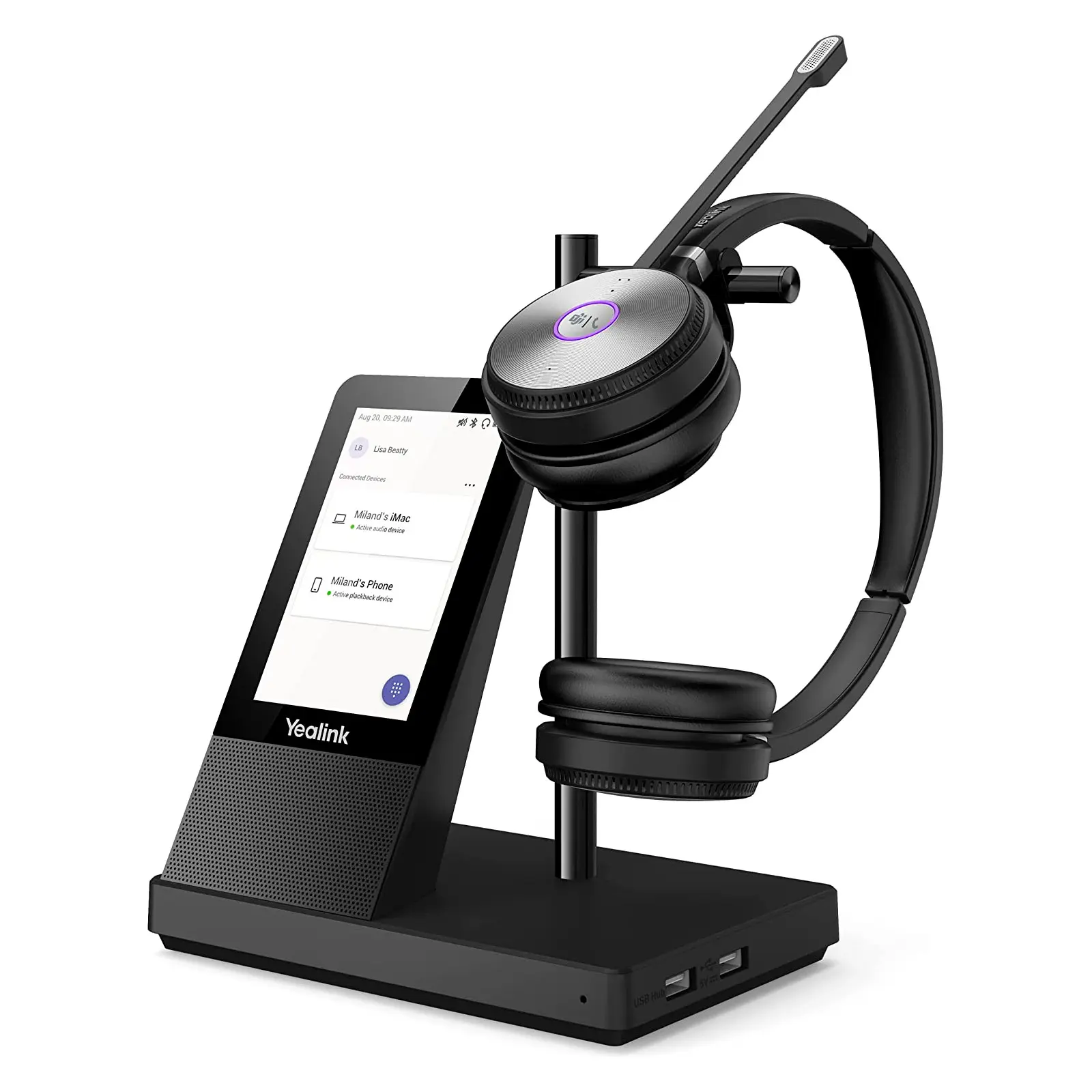 Yealink WH66 Dual Teams Wireless Noise Canceling Headset 1308003, Headphone