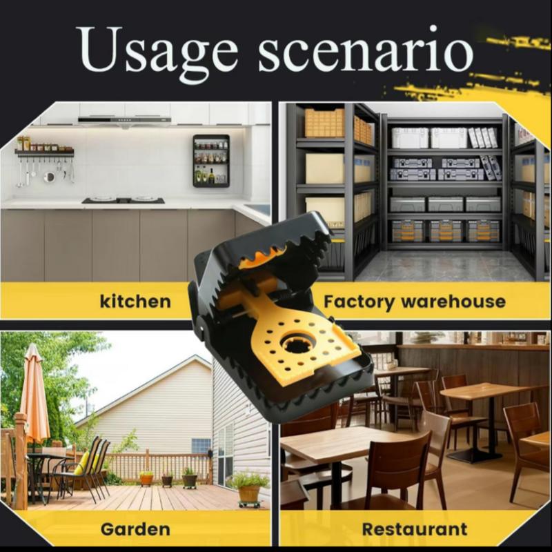 4 Pack Mouse Deterrent Traps, Indoor Outdoor and Car Engine Protection, Safe for Pets and Kids, Long Lasting Effect, Works with Mouse Repellent Balls