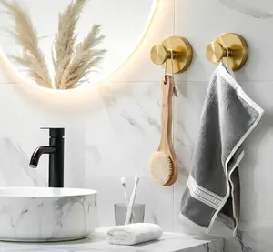 4 PCS Suction Cup Hooks christmas gift Gadgets Kitchen home essentials  suction Hooks bathroom accessories Waterproof Reuseable for Shower Bathroom Towel Hooks Shower Hooks Holders Shower Hooks Hanging Towels Loofah Robe