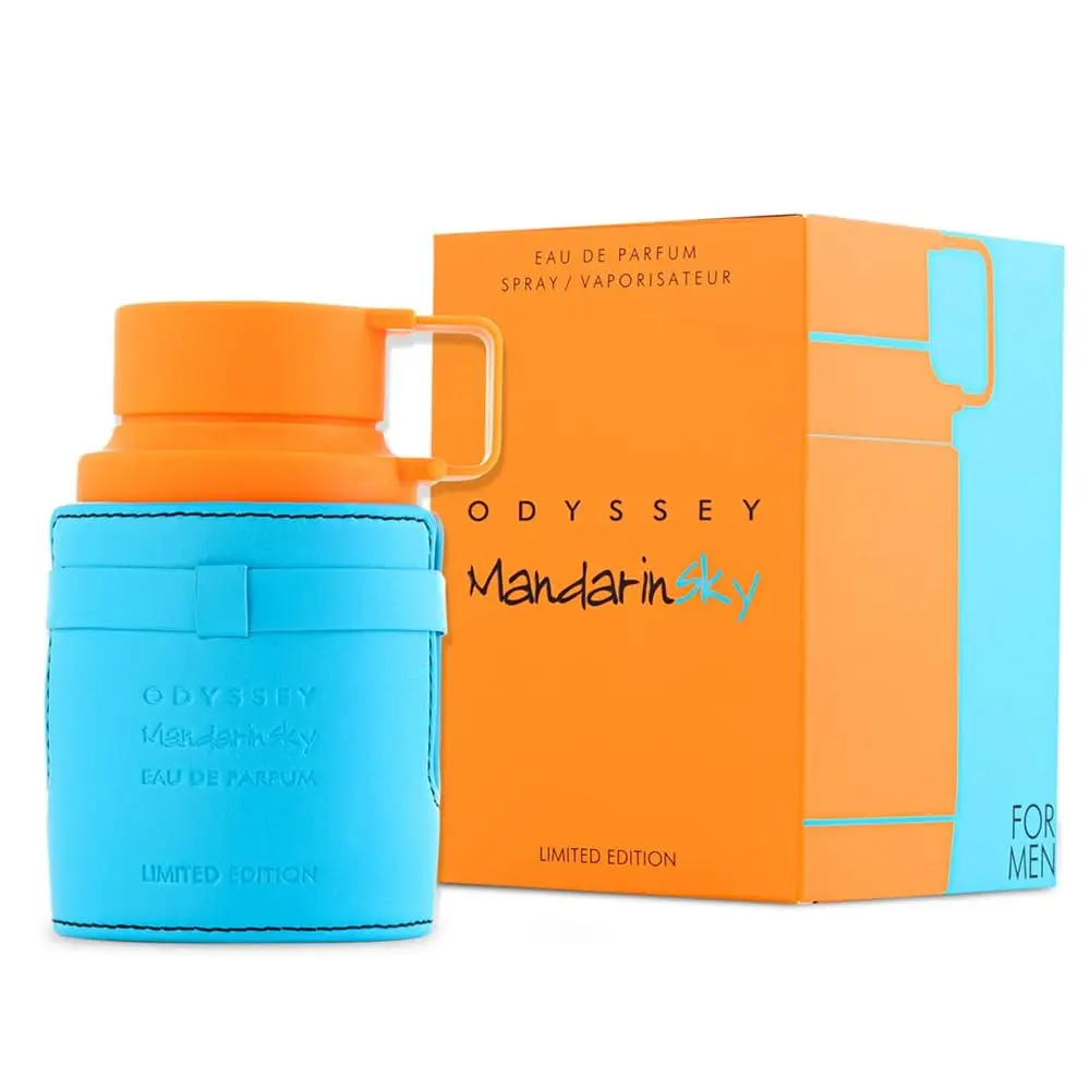 Armaf Odyssey Mandarin Sky Limited Edition for Men Eau de Parfum Spray, 3.4 Ounce