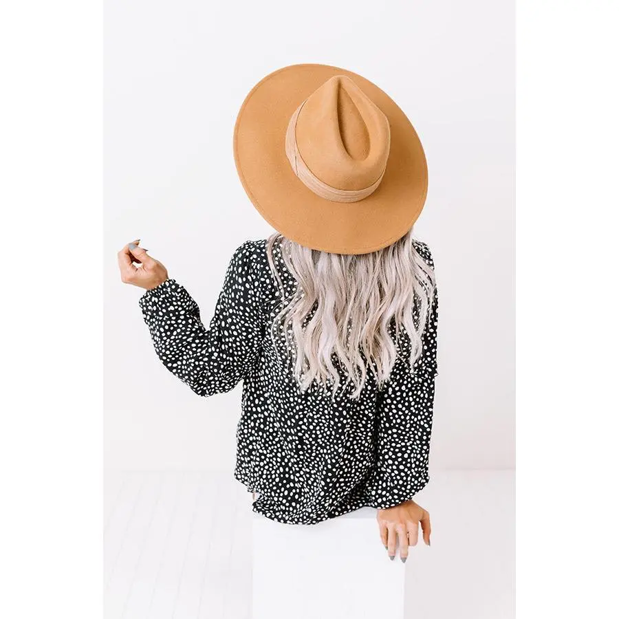 Runway Show Wool Fedora in Camel