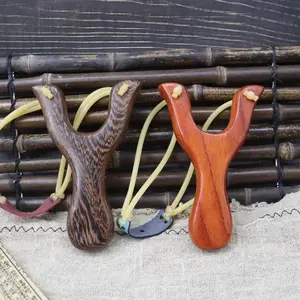 Wooden Slingshot Toy, 1 Count Outdoor Shooting Toy, Outdoor Shooting Toy for Adults, Outdoor Recreation Equipment Solid Set