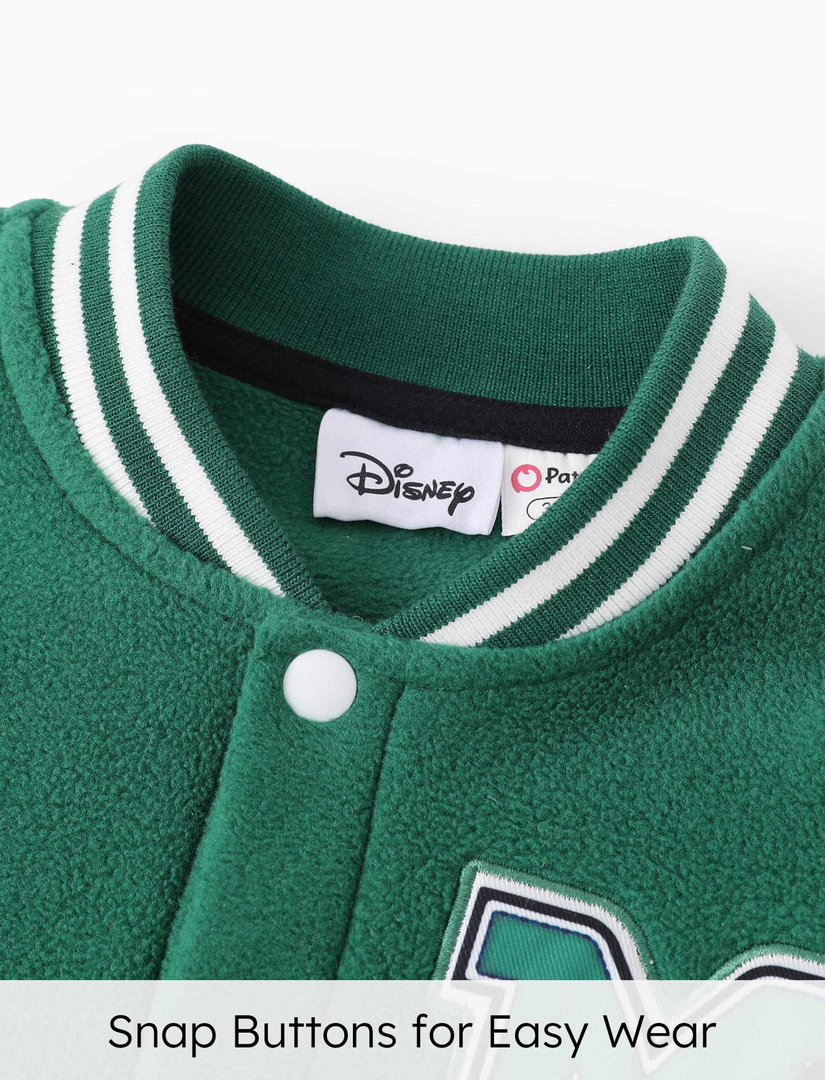 Disney Minnie Mouse Kids' Baseball Jacket - Cute Color - Block Design, Soft Fleece | Exclusive on TikTok Shop Perfect For Young Fans Ideal For Everyday Wear，SprIngGIowUp ,RefreshedLook