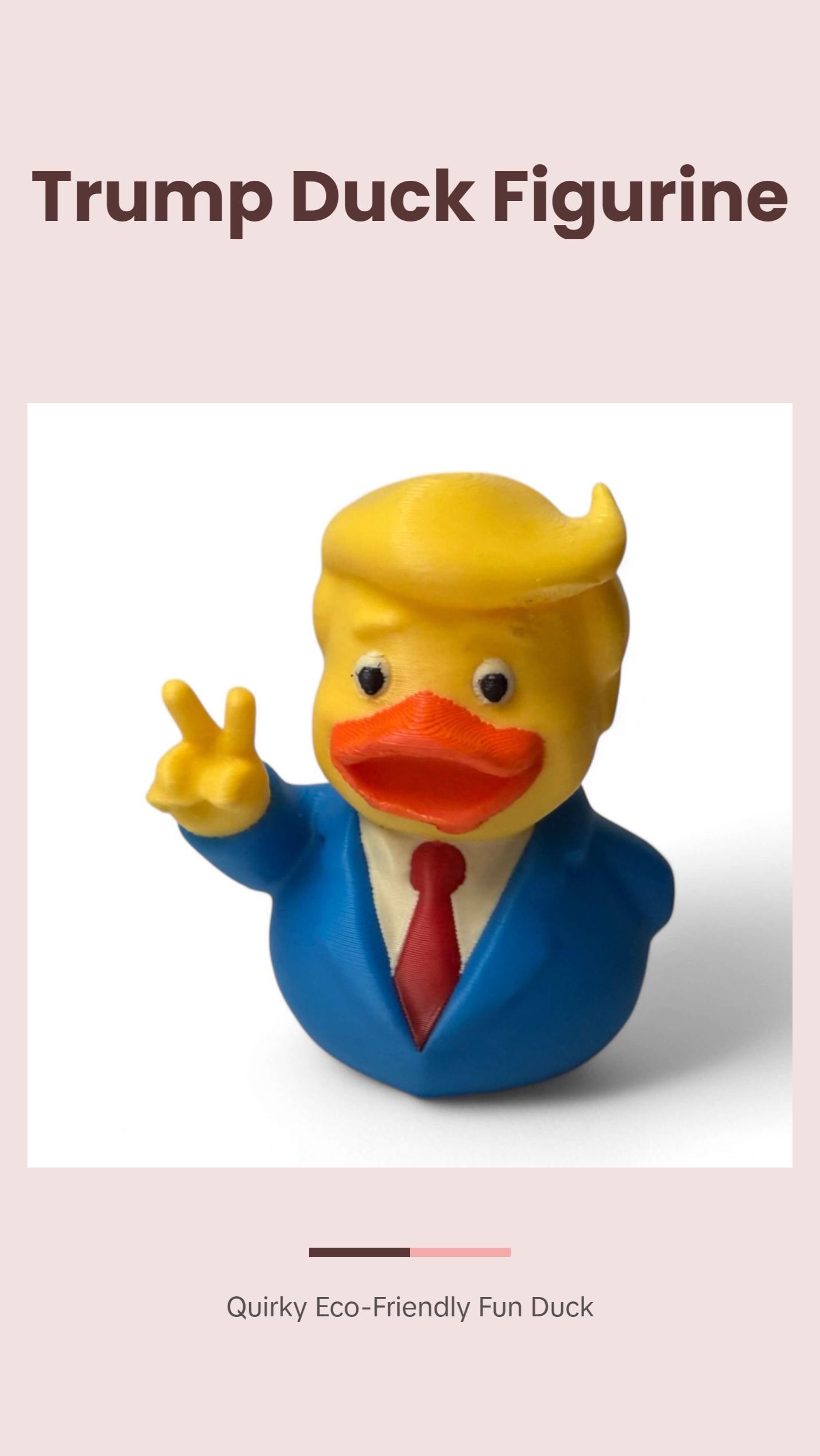 Trump Duck Duck - Original Product with Unique Design and Features