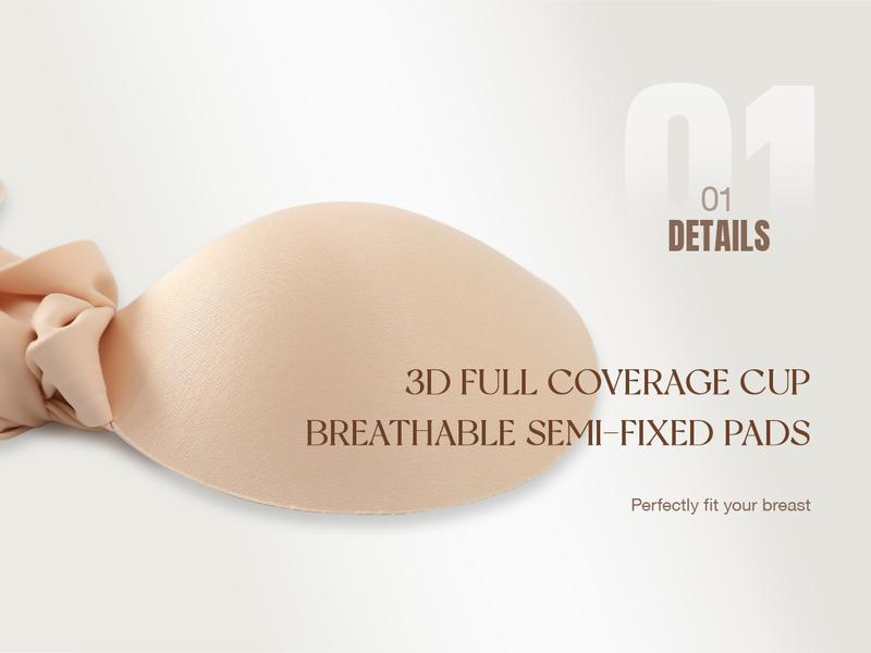 OEAK Women Jelly Bras Wireless V Neck Crossover Mesh Bras Comfortable Bralette Tshirt Bra No Underwire Seamless Everyday Bras