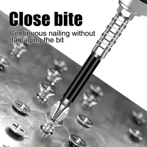 K5Anti-Slip BitStrong MagnetPhillips Head for Handheld Drills/Electric Screwdrivers High Hardness with Set Driver Impact drillbit magnetic screwdriver bit cross non-slip excavator tools titanium alloy driver bit screwdriver set precision lmpact sickle
