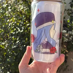 Fairytail grey and juvia cup(CLEAR)