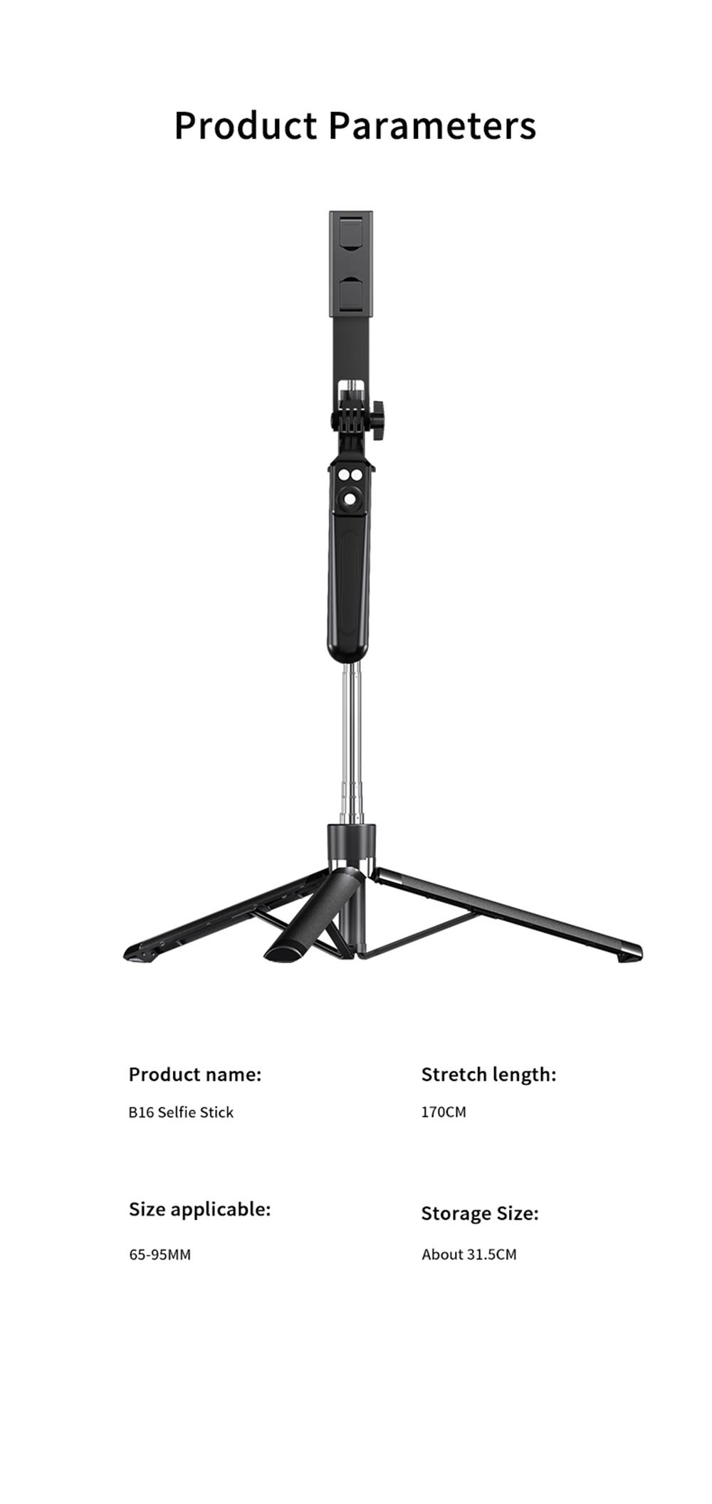 keai 67" Stainless Steel Cellphone Tripod-Selfie Stick with Bluetooth Remote, Upgraded Stable Stand, for Selfies/Vlogging, Compatible with iPhone/Android Smartphones, Travel-Friendly Mobile Accessories