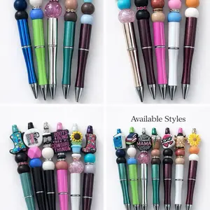 Beaded Pens Unique Design Durable with Fun Beads and Colors Perfect for Writing Notes Letters or Documents