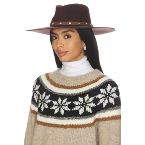 Rag & Bone Brynn Fedora in Dark Espresso