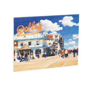 JennyGems Delaware Souvenirs, Rehoboth Beach Dolles Boardwalk Wooden Sign, Rehoboth Beach Delaware Gifts, Delaware Sign, Delaware Decor, Beach Decor, Made in USA