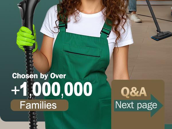 Phueut Steam Cleaner Replacement Brushes & Grout Brush & 2 Packs Steam Mop Pads for Multi-Surface Floor Cleaning Reusable Washable Machine Compatible Essential Cleaning Tools