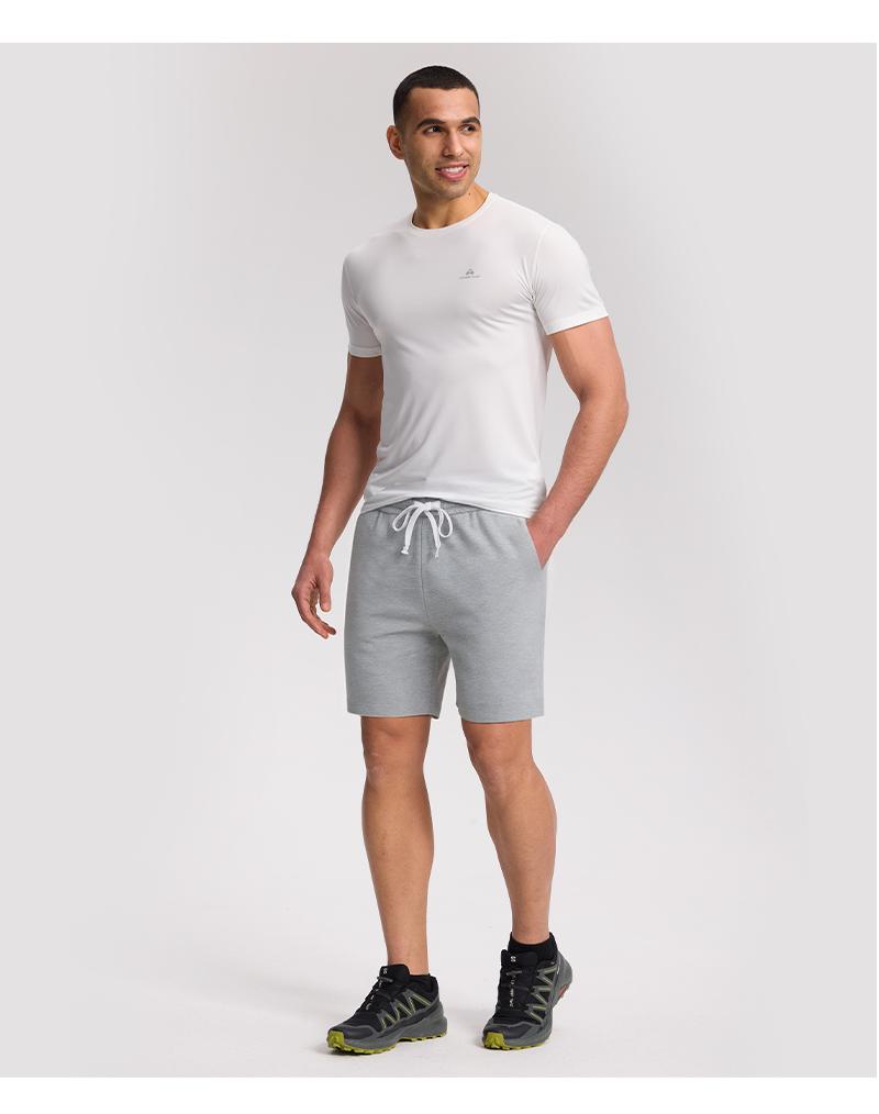 Pioneer Camp Men's 2pack Athletic Shorts 5 Inch Inseam with 3 Pockets Cotton Blend Breathable 4-Way Casual Stretch for Gym Workout Running