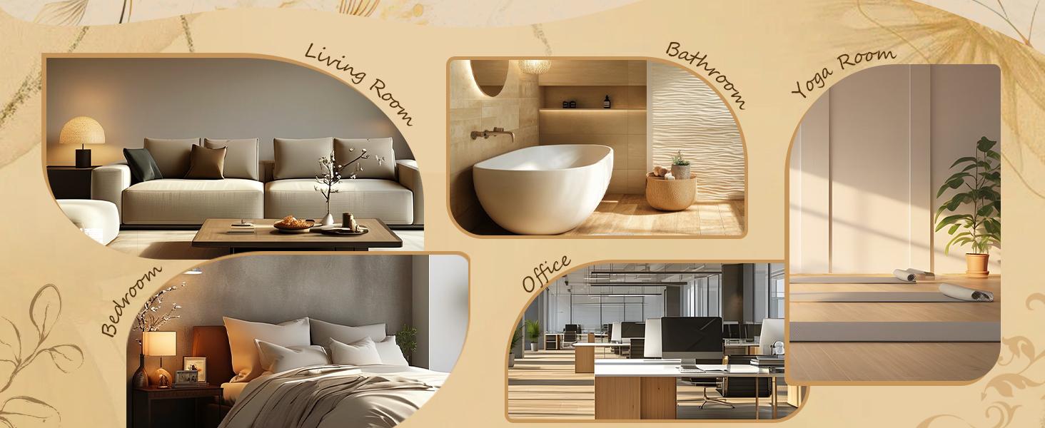 Aeshory Essential Oil Collection 6 Bottles of 6 Essential Oil Blends for Diffusers Candles Soap Making Aroma Perfume Scented Liquid for Enhancing Your Environment