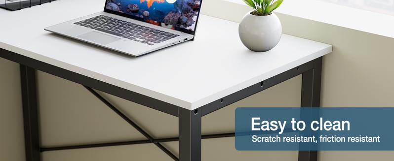 L Shaped Desk - Computer Desk Corner Desks Gaming  PC Table with CPU Stand Side Bag for Home Office Dorm Sturdy Writing Workstation