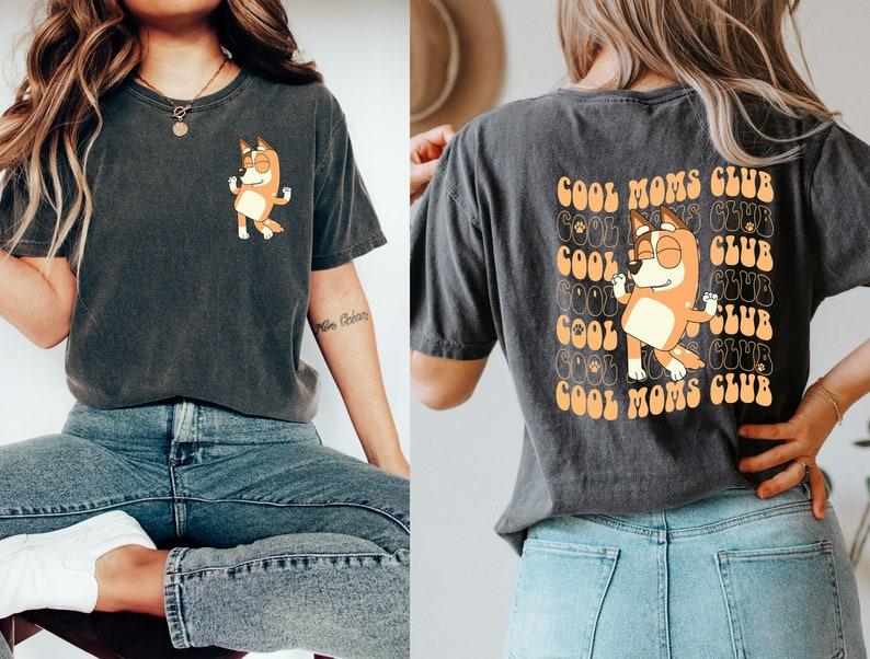 Blueyy Cool Mom Club T-Shirt, Blueyy Cool Aunt Shirt Blueyy Auntie Shirt, Blueyy Auntie Gift, Blueyy Trixie Sweatshirt, V Neck shirt, Aunt Trixie Cool Club Shirt, Blueyy Family Shirt