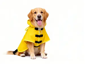 Viral Casual Dog Raincoat, Full-Body Waterproof Rainwear, Ultra Easy to Wear, Perfect Fit for Corgi Poodle Golden Retriever, Comfortable, Trendy All-Breed Pet Rain Gear, Must-Have Outdoor Pet Wear  Dog Clothes dogs in clothes