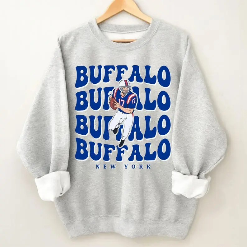 Buffalo Football Crewneck, Buffalo Sweatshirt, Josh Bill Sweatshirt