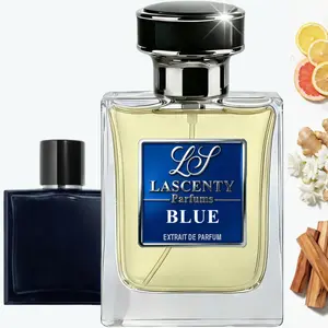 BLUE by LaScenty | Inspired by BLEU Fragrance | Perfume Smells Like Woody Aromatic Fresh Bleu Impression | Men’s Extrait Concentration