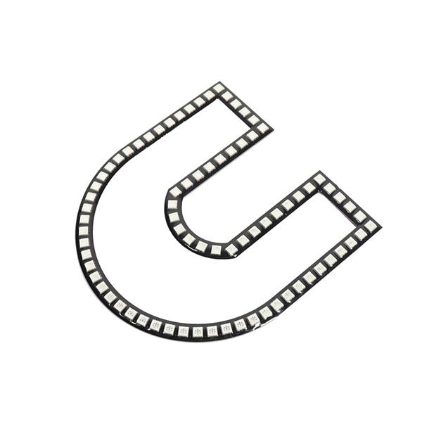 1PC RGB C Ring Illuminated Super Bright 3030-SMD LED Front Grill Emblem Light For Dodge Ram 1500 2500 3500 For Toyota 2024+ Land Cruiser J250