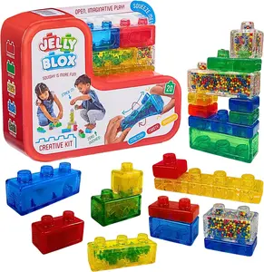 Easter Day Jelly Blox Creative Kit | Includes 20 Blocks | Toddler & Preschool Building Blocks Kids Can Squeeze, Stretch, Squish | MESH ACCREDITED | Safety Tested & Ouch-Free | Sensory Play Toy Ages 2+