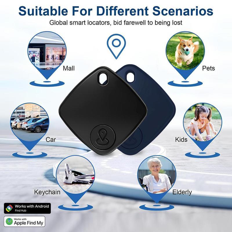 [Free.ship]CENPIN Mini Magnetic GPS Tracker for Car – Hidden Anti-Lost Location Tracker, Weatherproof Portable Device, Works with Apple Find My (iOS ), For Apple iPhone & Android