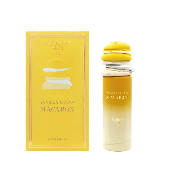 Arabiyat Unisex EDP Body Perfume - 3.4 Fl Oz/100ml Bottle, Unisex Sweet Scent with Sugar Vanilla Cream Macaron, Banana Pudding Hit, Chantilly Cream, Custard Sauce Base, Alcohol, Playful, Easy to Share, Sohochic Liquid Fragrance for Youth