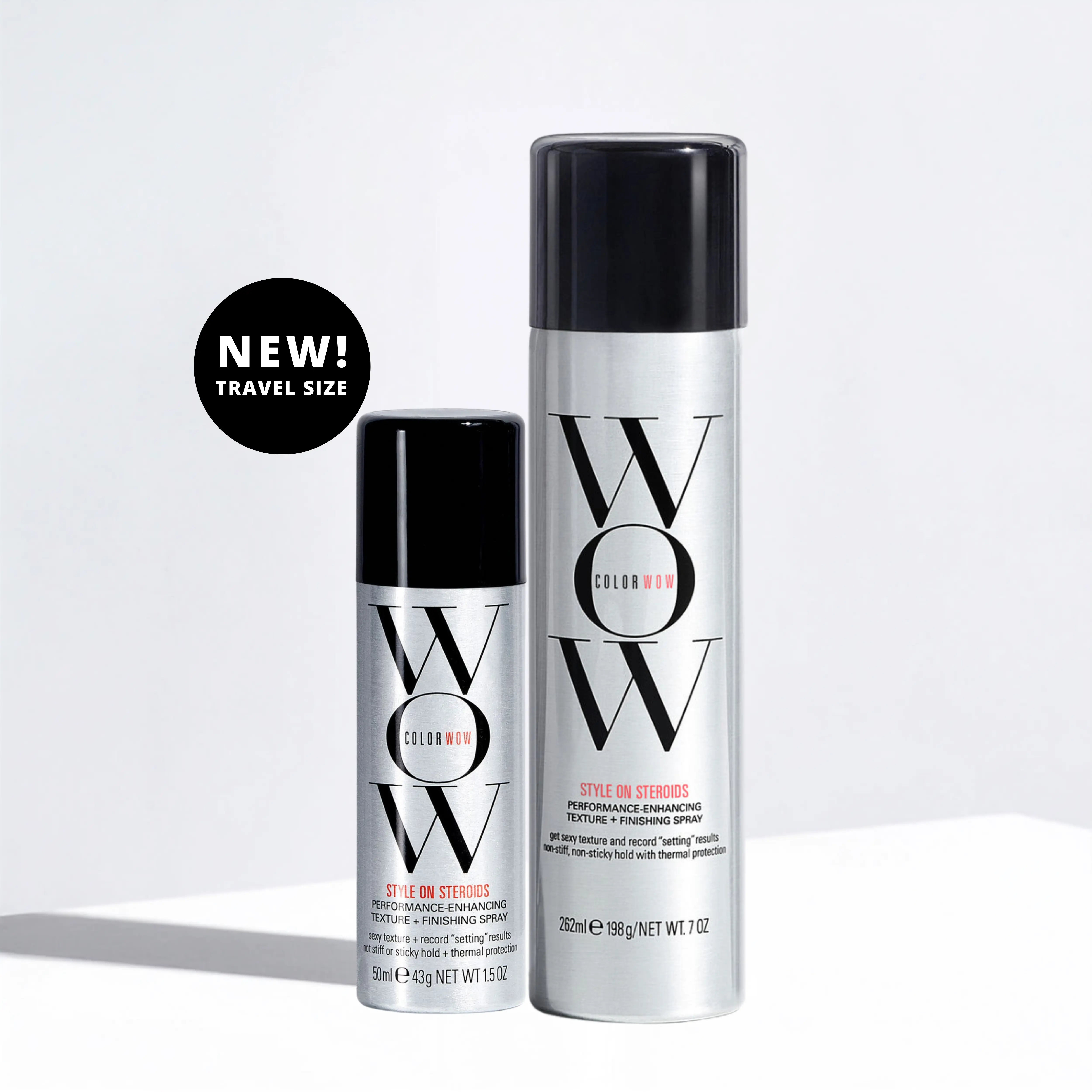 Color Wow Dry Texture Spray | Texturizing Spray for Fine Hair | Volume & Texture Spray | Long-Lasting Style Hold | Heat Protection