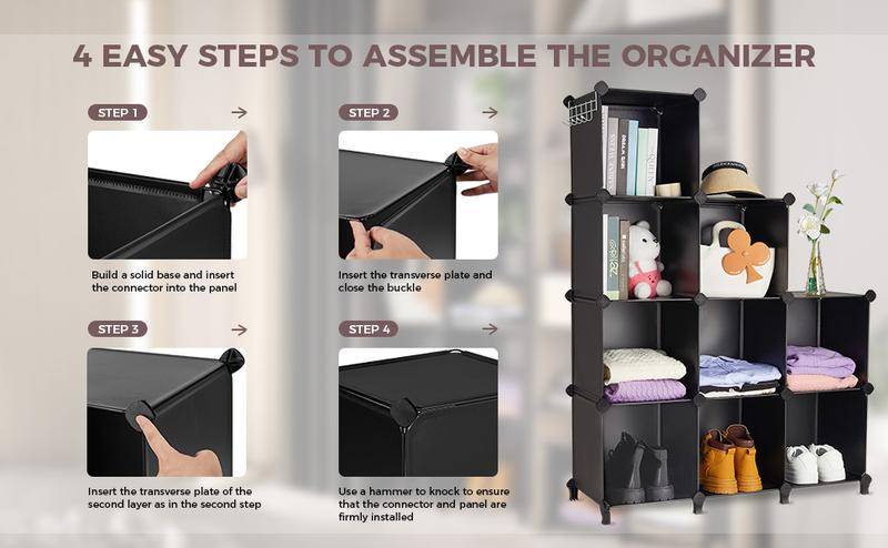 Kitexpert Shoe Storage Boxes(12 Pack), Easy-to-Install Sneaker Container, Stackable Shoe Rack, DIY Shoe Container, Sneaker Head