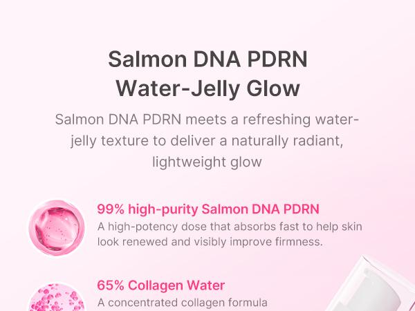 [NEW] [medicube] PDRN Pink Collagen Glow Jelly Serum | Lightweight Water-Jelly For Plump & Supple Skin | Radiance & Elasticity Care with PDRN, Collagen, Niacinamide | Korean Skin Care 1.01 fl.oz