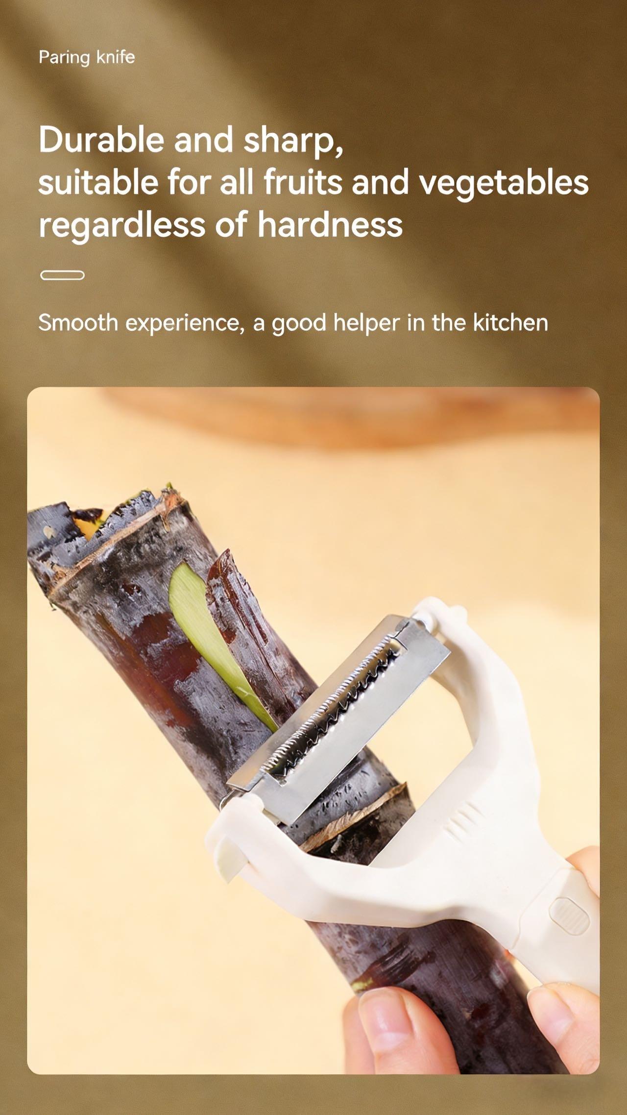 2 in 1 Vegetable Peeler, Multifunctional Peeler & Grater, Kitchen Fruit Peeling Shredding Tool