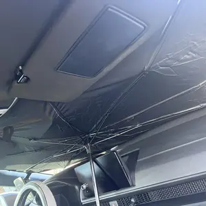 Portable Car Windshield Sunshade, Foldable Windshield Sun Umbrella, Car Exterior Accessory, Car Windshield Cooling Umbrella for Daily Use, Car Window Shades, Sun Shades For Car Windows, Car Shade Front Windshield, Windshield Shade Cover #GLOBAL PICKS