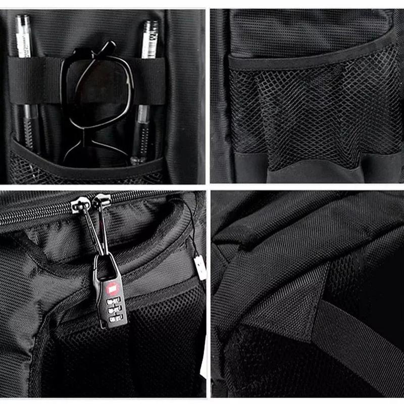 Waterproof Camera Backpack for Canon, Nikon & Sony DSLRs | Adjustable, Portable & Durable Shoulder Bag with Protective Sponge & Flash Memory Pockets & Smartphone