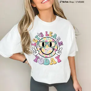 Teacher Tshirt for Appreciation – Comfort Let's Learn Today Gift Tee