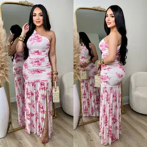 Sophia Mesh Dress (Pink)