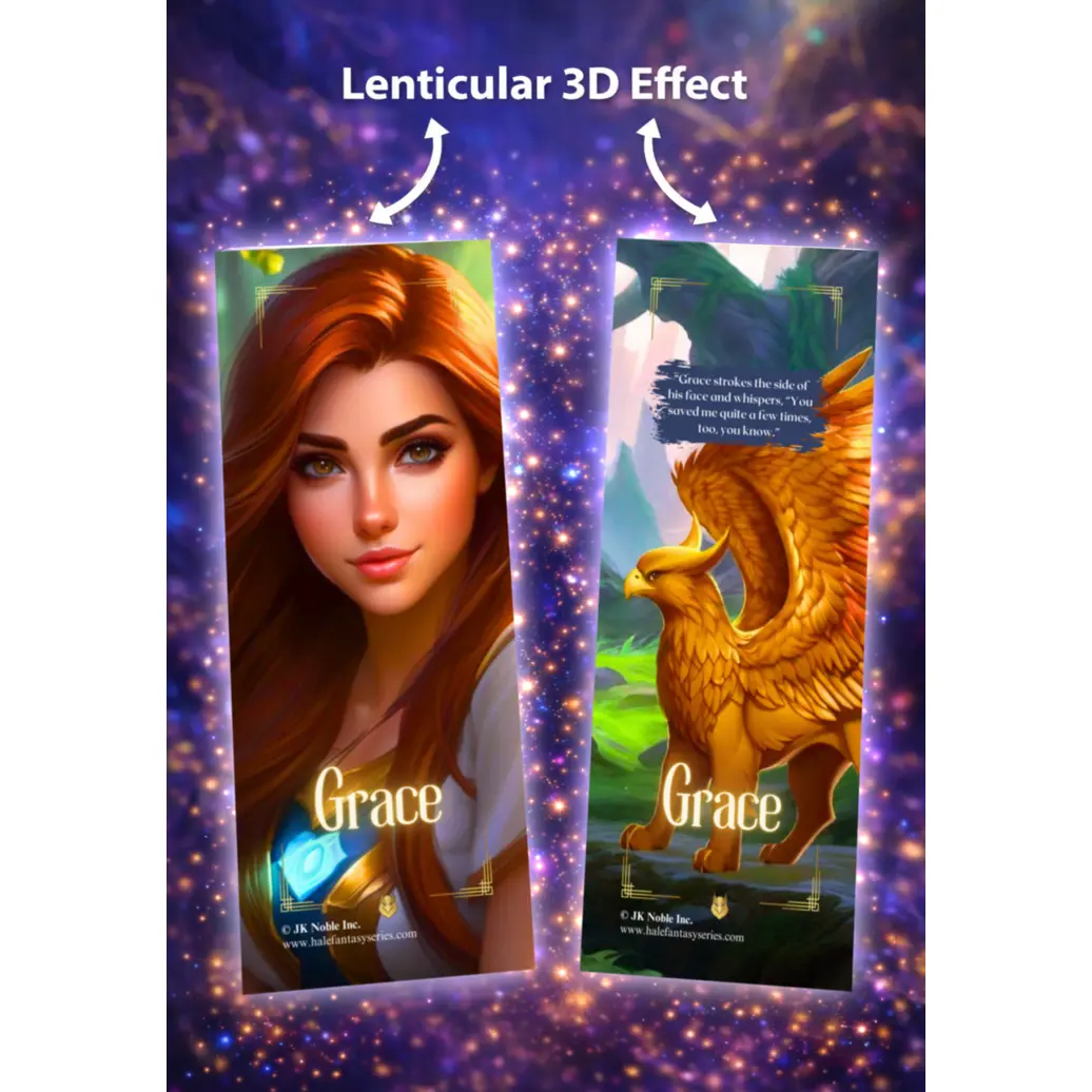 Grace Griffin Lenticular Bookmark