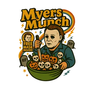 Myers Munch, horror, Press-ready, Transfer only, MTO Halloween Handcraft