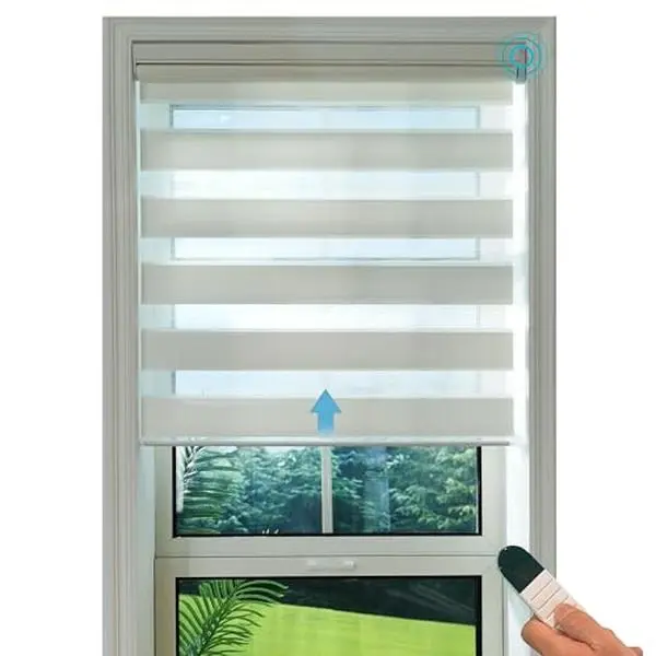 Motorized Zebra Blinds - Remote Control Window Shades