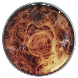 Remo SKYNDEEP Darbuka/Dumbek Head 9" Yellow Mist - For Sombaty Size Egyptian Darbuka/Dumbek