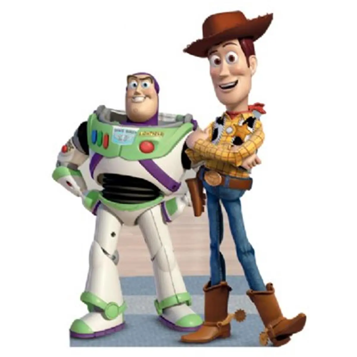 212 MAIN Advanced Graphics 225 Buzz and Woody Corrugated Large-Size Cardboard Cutout Display Sign with Cutout Design, Decor for Room Decor