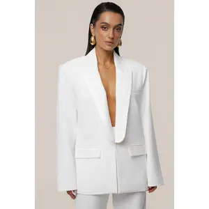Ivory Suite Life Woven Blazer
