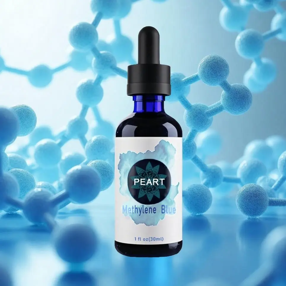 Pharmaceutical Grade Methylene Blue Fish Tank Bactericide - 99.99% Purity, Light-Resistant, Formaldehyde-Free, Made in USA, Glass Bottle-Compatible, Supports Mitochondrial Function, Aquatic Water Treatment