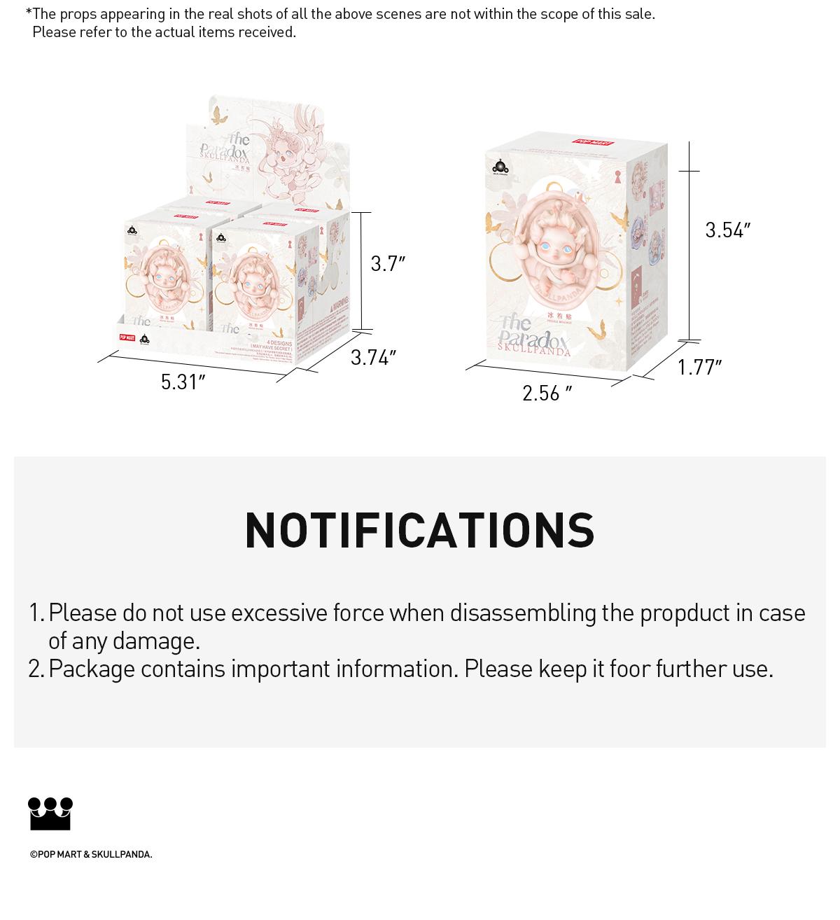 SKULLPANDA The Paradox Series Fridge Magnet