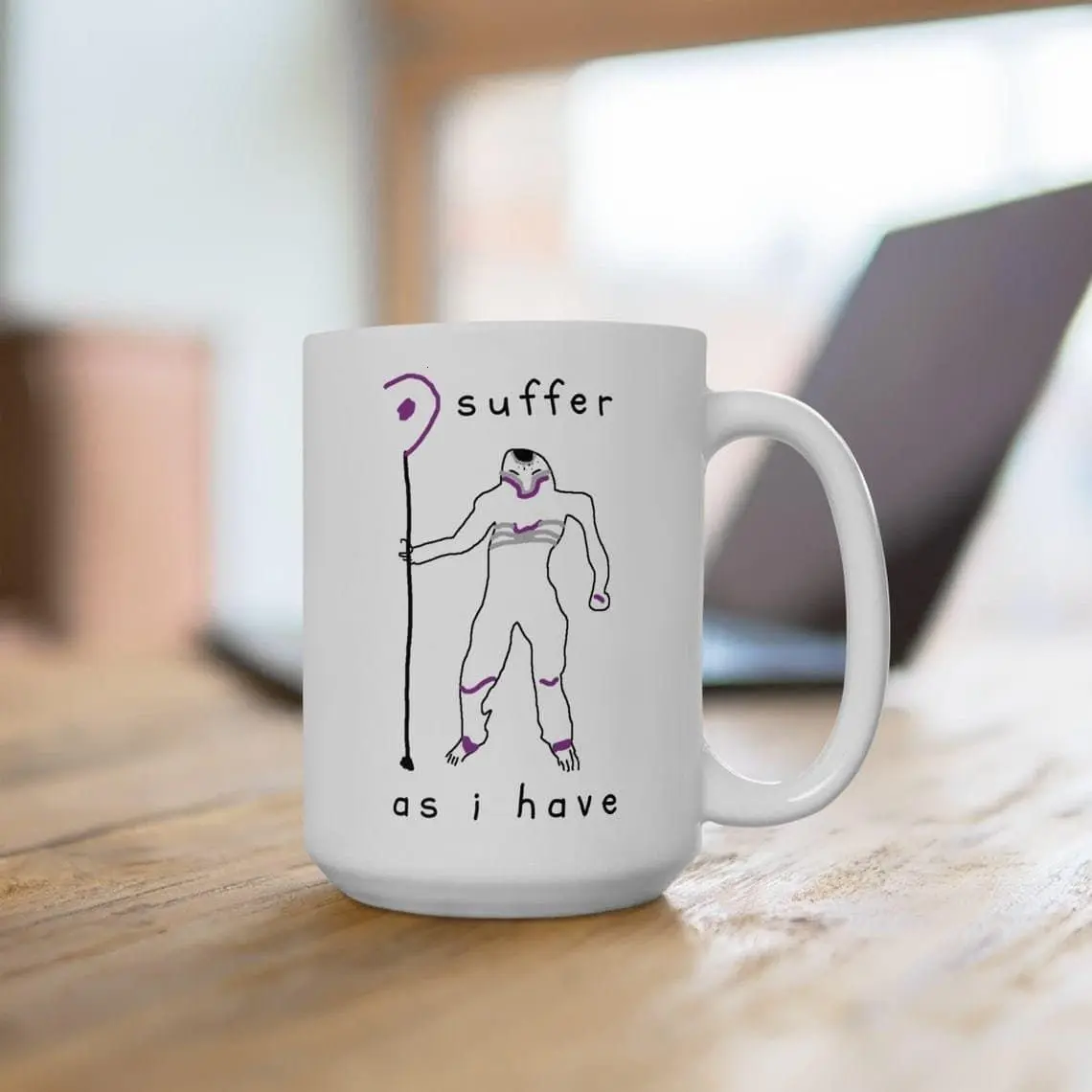 [Sale off up to 50%] Overwatch Winton series Ramattra mug, handmade Ramattra design, 11oz & 15oz ceramic mug