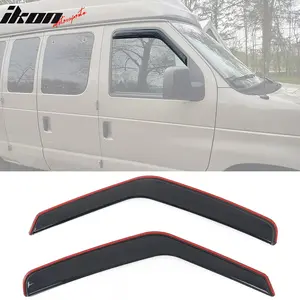Window Visors for Ford E-Series Van 2007-2014 In-Channel Side Rain Guard