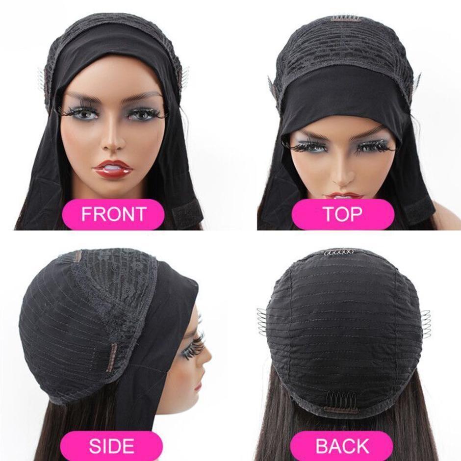 【Clearance】FORGIRL FOREVER 30inch Straight Headband Wig Easy Quick Install Wear Go Glueless Wig 100% Natural Color Human Hair Wigs For Women