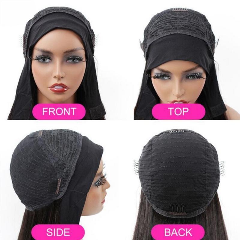 【Clearance】FORGIRL FOREVER 30inch Straight Headband Wig Easy Quick Install Wear Go Glueless Wig 100% Natural Color Human Hair Wigs For Women