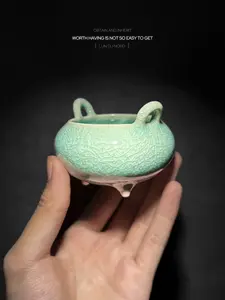 Ice Crackle | Ceramic Incense Burner