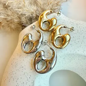 Tap Stainless Steel Earrings